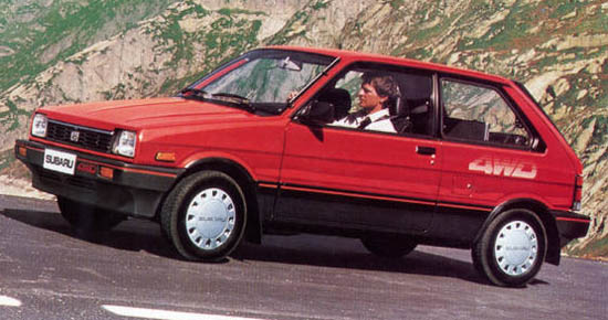 1988 Subaru Justy GL 4WD